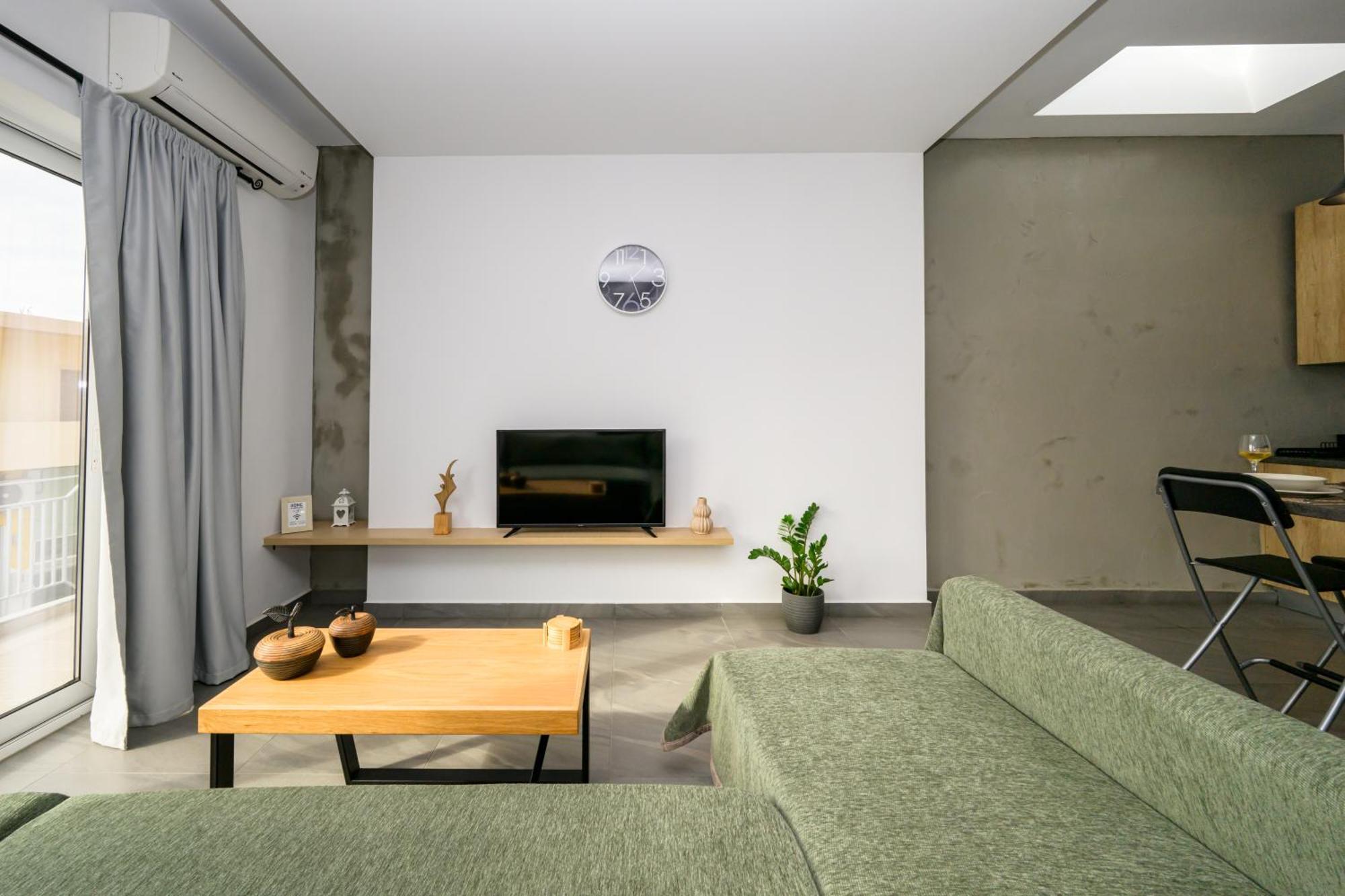 Modern Spacious Apartment 基萨莫斯 外观 照片